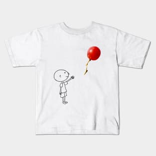 Boy with a grape Kids T-Shirt